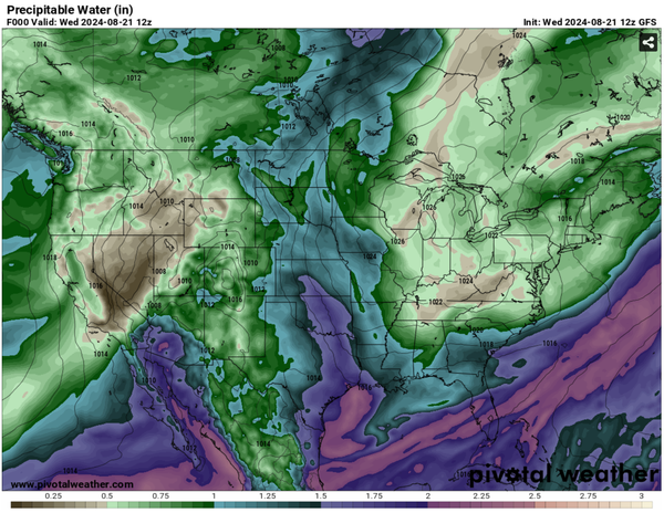 Precipitable Water Revisited: The PWAT Anomaly